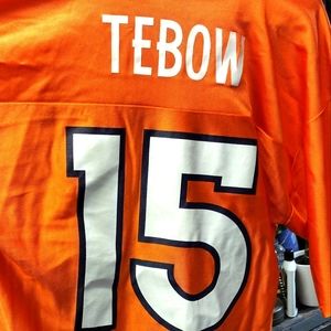 Denver Broncos Tim Tebow orange Jersey